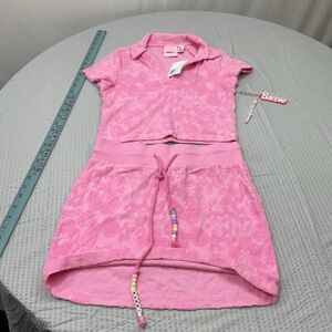 Barbie Floral Pink Casual Dress Set